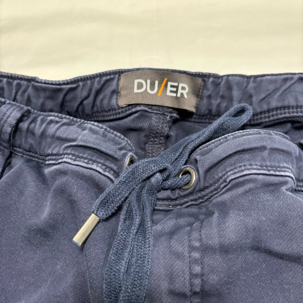 DUER NX2 Slim Fit Navy Joggers - Picture 3 of 8